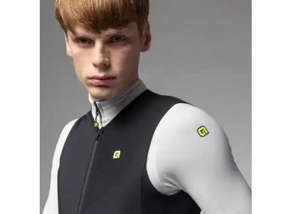 Alé PR-E Thermo 2.0 męska kamizelka rowerowa Black