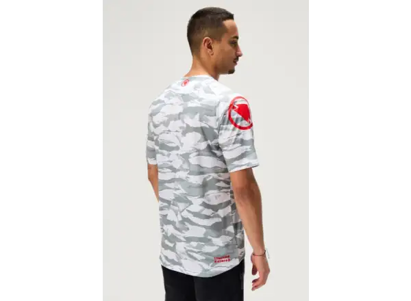 Endura LTD Mountain Camo Printed męska koszulka krótki rękaw Grey