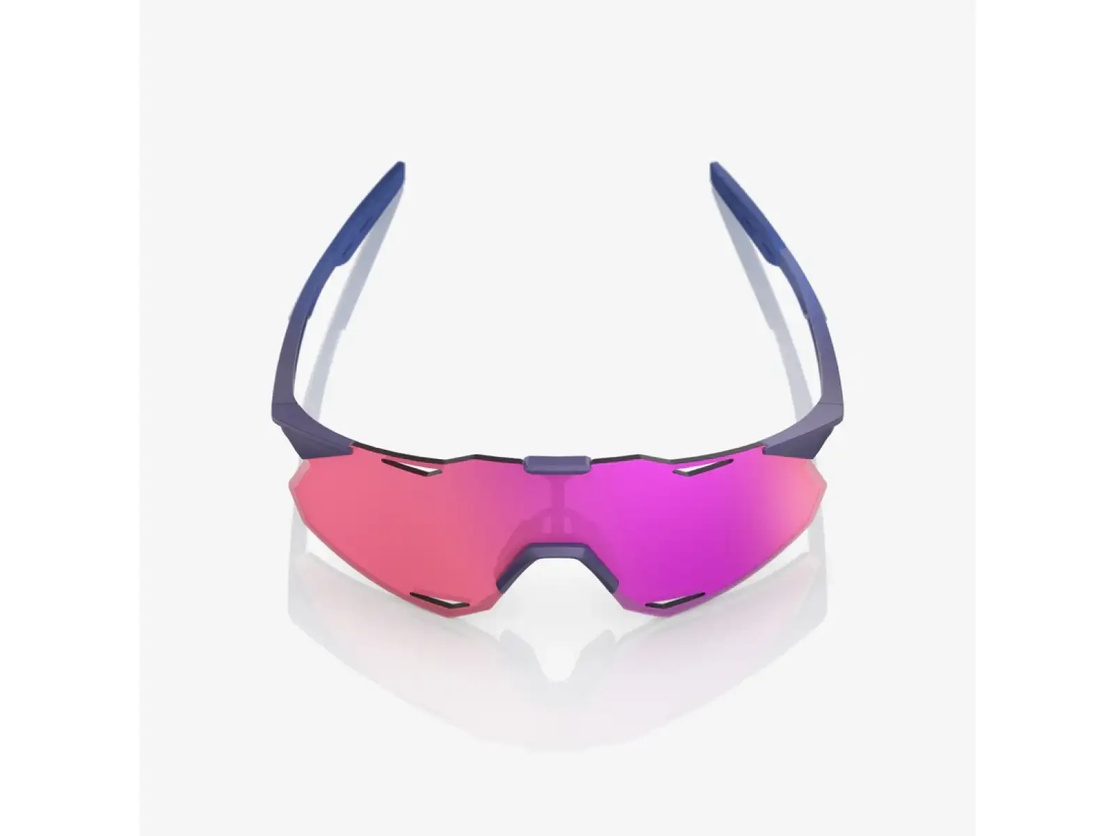 100% Hypercraft XS okulary Satin Storm Metallic/Purple Multilayer Mirror
