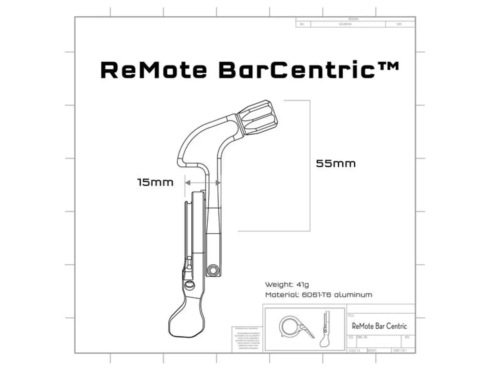 Wolf Tooth Remote BarCentric dźwignia sztycy regulowanej