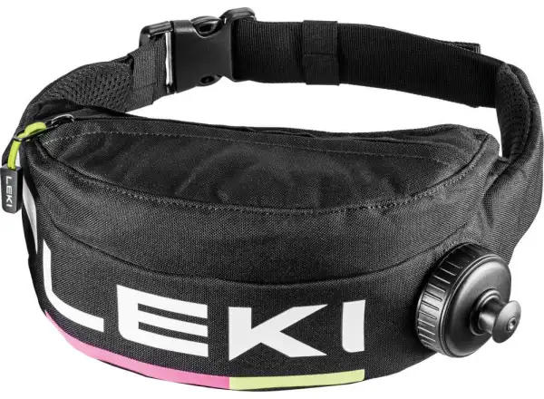 Leki Drinkbelt Thermo Junior dziecięca nerka Compact Black/Neon pink/Neon yellow