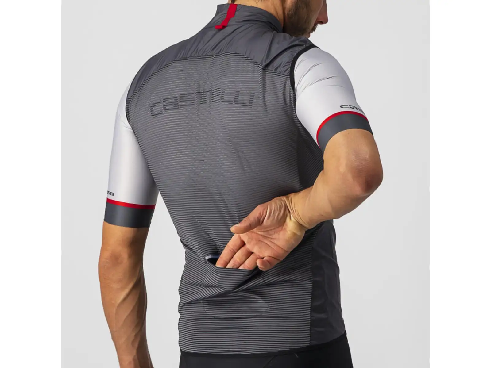 Castelli Aria męska kamizelka Dark Grey