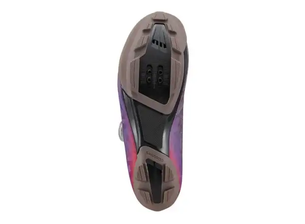 Shimano SH-RX600 damskie gravel buty szare/lila