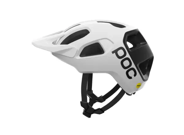 POC Cularis kask Hydrogen White/Uranium Black Matt/Logo