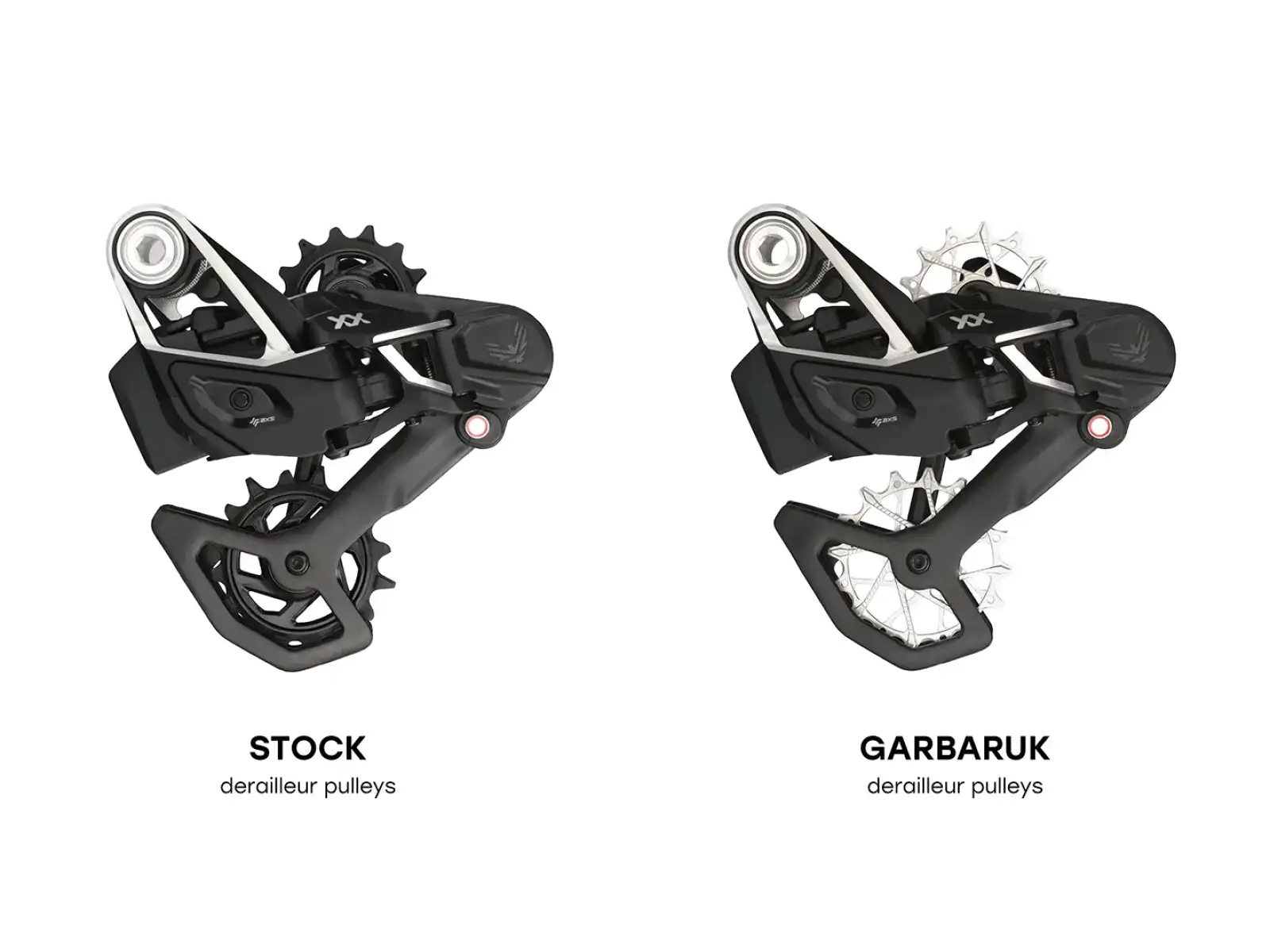 Garbaruk rolki przerzutki do Sram Transmision 14+16z czarna