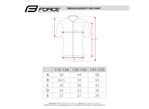 Force Limit Kid MTB dziecięcy dres pomarańczowy