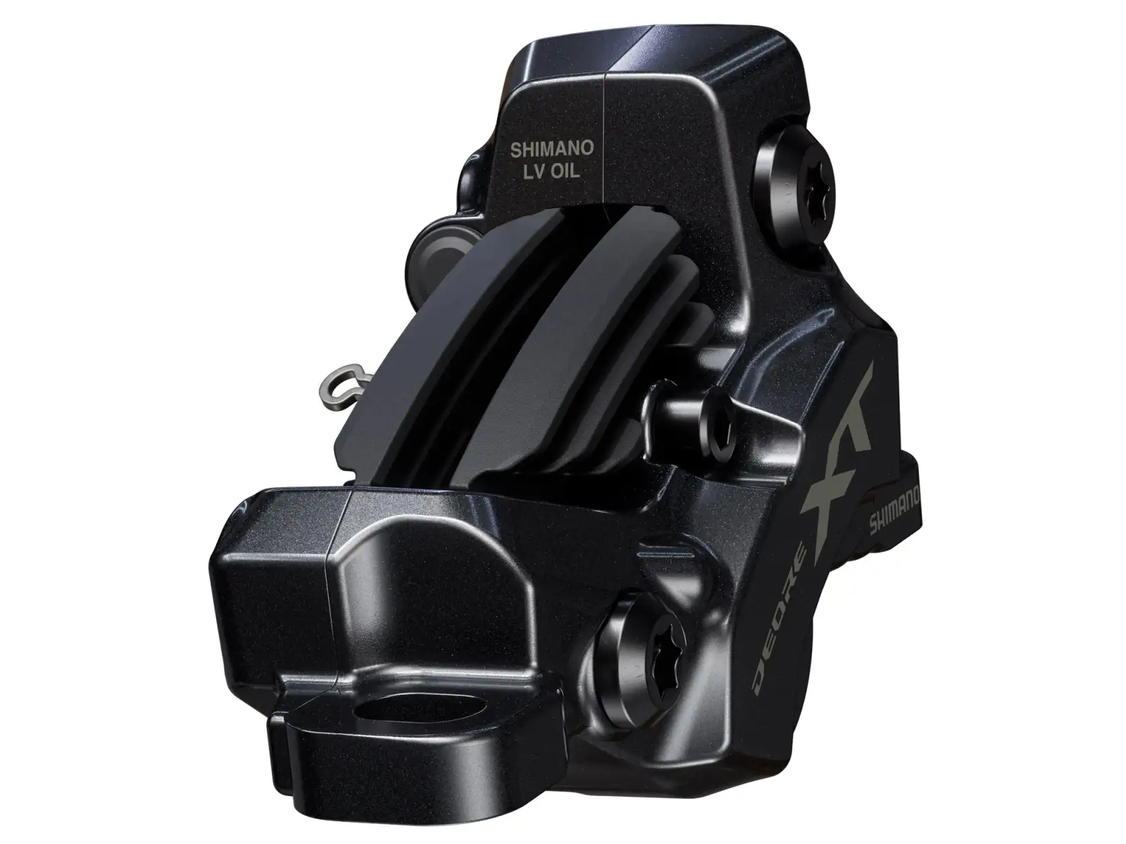 Shimano Deore XT BR-M8220+BL-M8200 hamulec tarczowy przedni okładziny metalowe z radiatorami