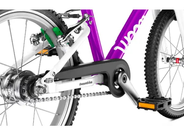 Woom 3 Automagic rower dziecięcy 16" Purple
