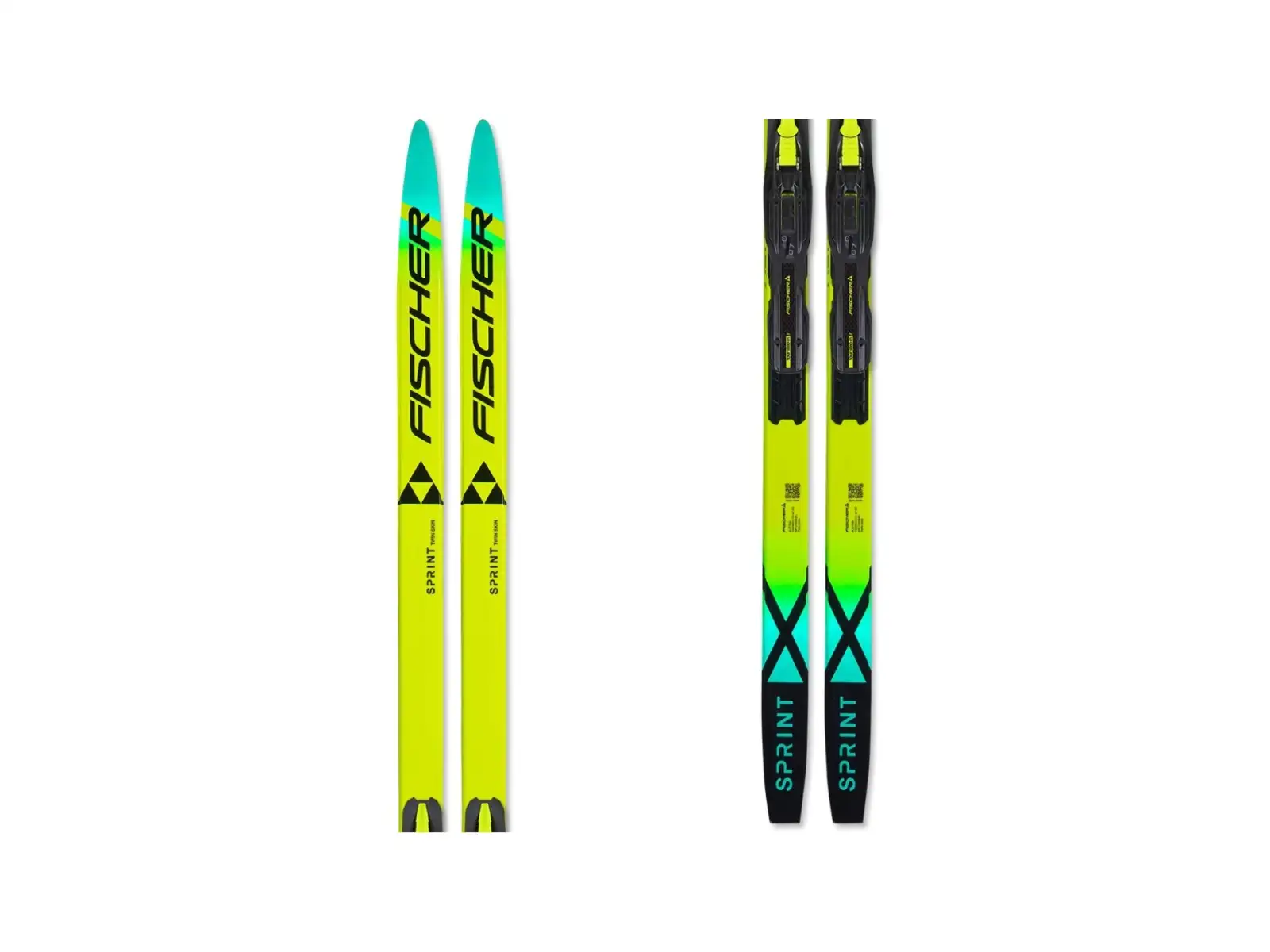 Fischer Twin Skin Sprint narty biegowe + Tour Step-In Jr IFP wiązanie zestaw