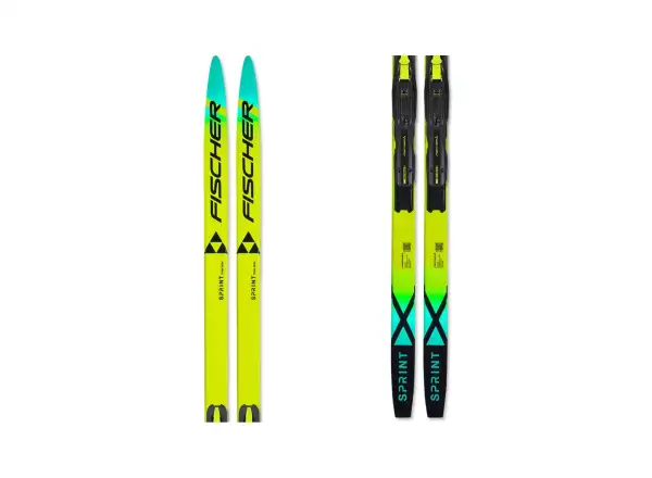 Fischer Twin Skin Sprint narty biegowe + Tour Step-In Jr IFP wiązanie zestaw