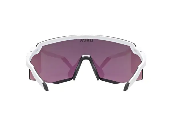 Uvex Pace Stage Colorvision okulary White Matt/Mirror Green