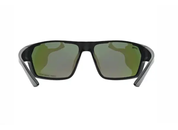 Uvex Sportstyle 233 Polavision okulary Black Matt/Mirror Green