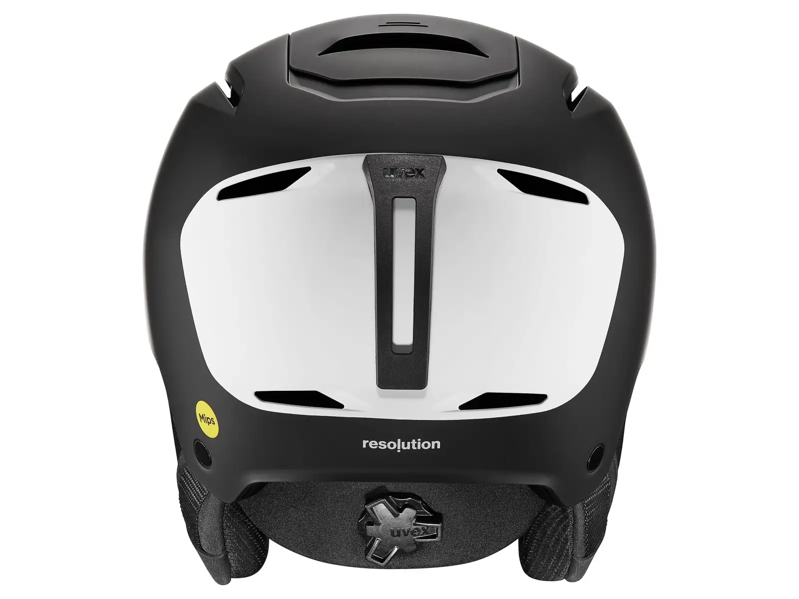 Uvex Resolution Mips kask narciarski Black/White Matt