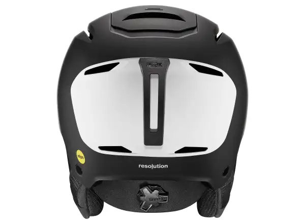 Uvex Resolution Mips kask narciarski Black/White Matt