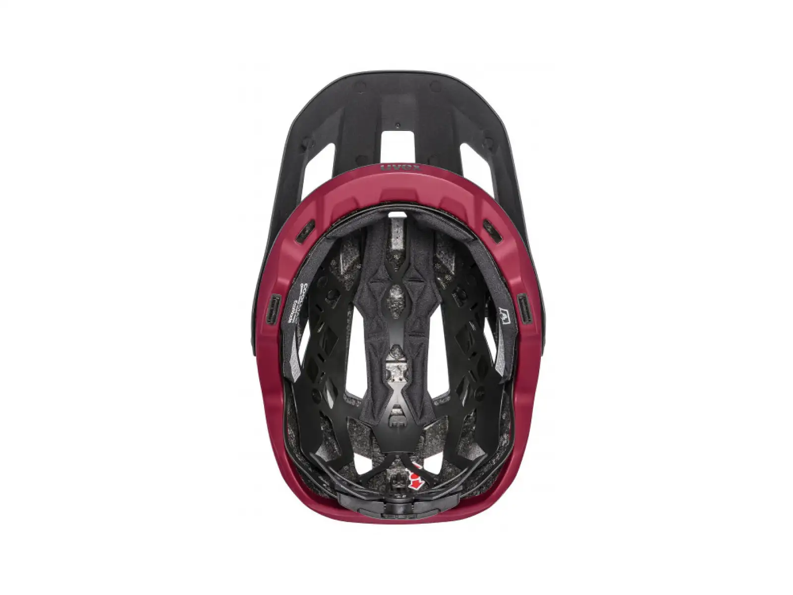 Uvex Renegade MIPS kask Ruby Red/Black Matt