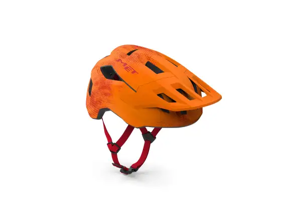 MET Shelter Youth dziecięcy kask Orange Red