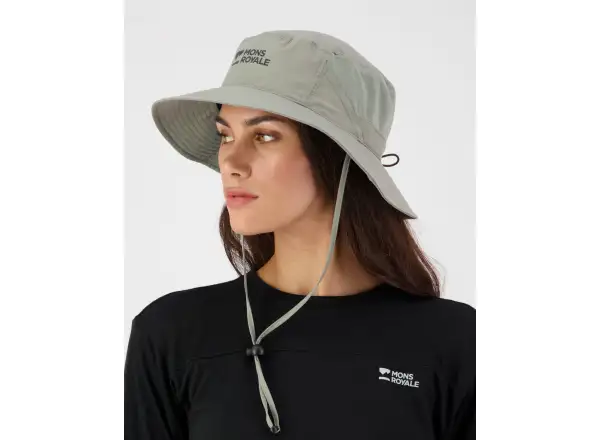 Mons Royale Velocity Bucket Hat kapelusz turystyczny zielony