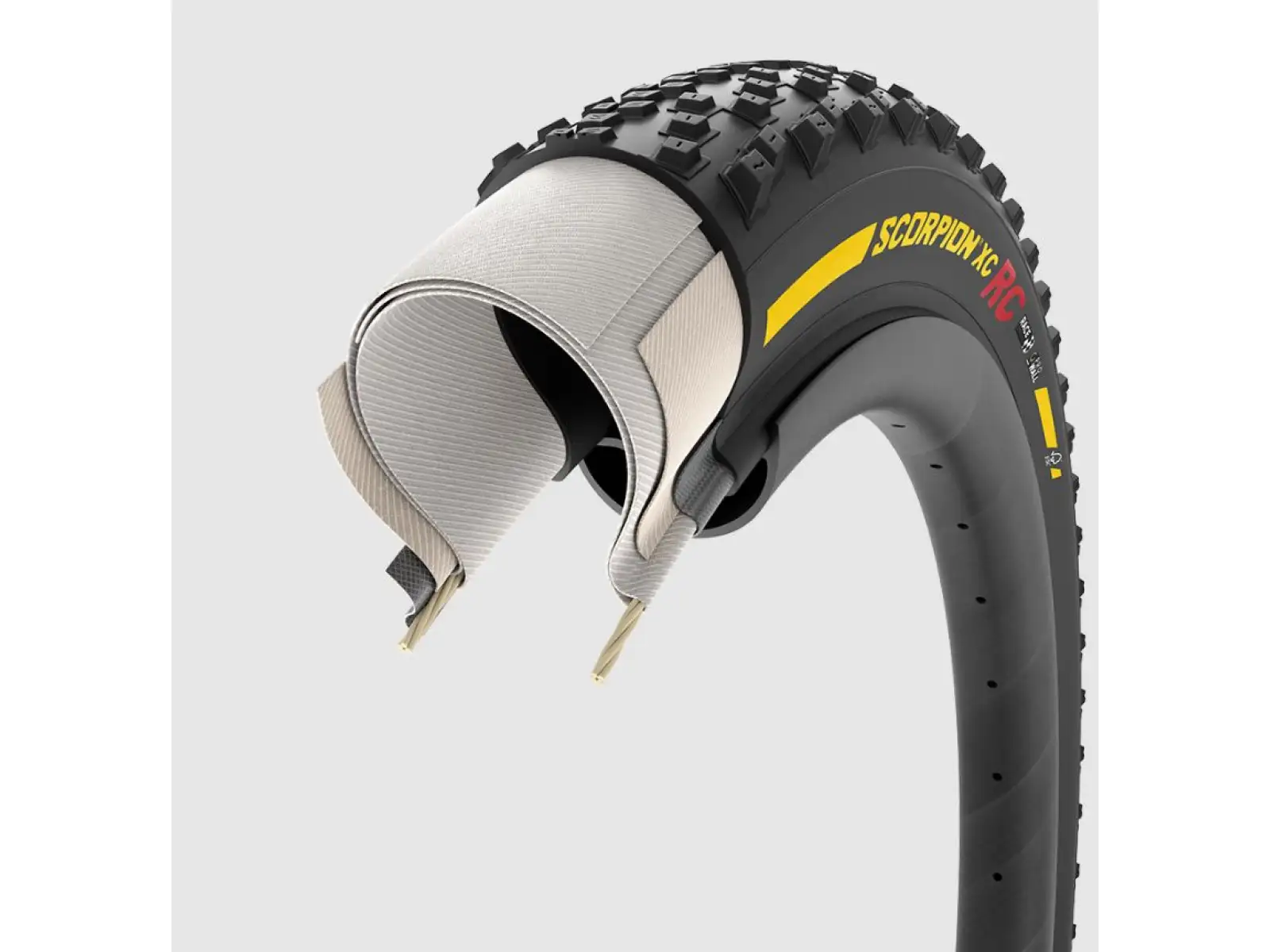 Pirelli Scorpion XC RC Team Edition 29x2,4" opona kevlar żółty