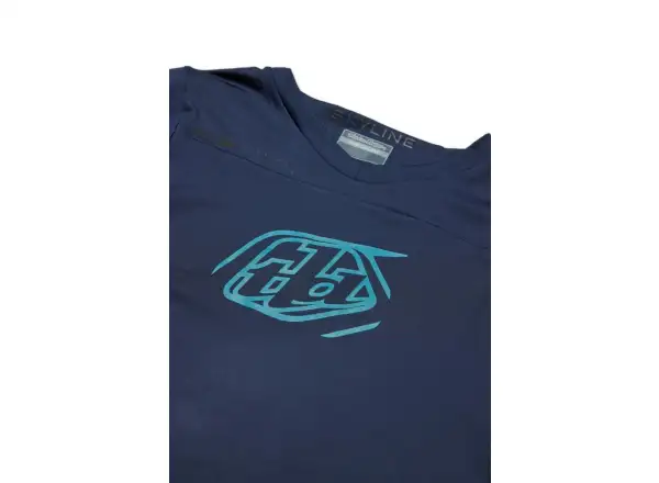 Troy Lee Designs Skyline Chill męska koszulka z długim rękawem Navy