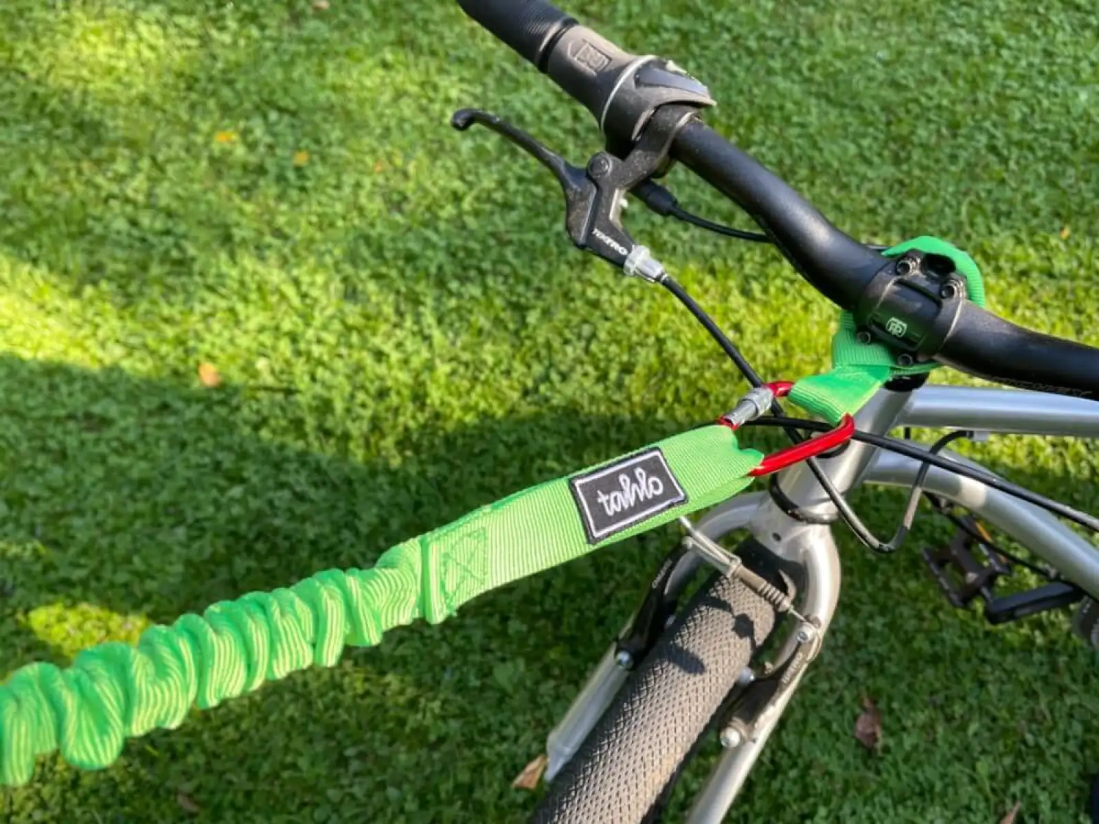 Linka Premium smycz z karabińczykiem zielona