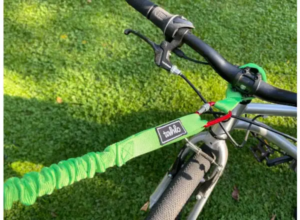 Linka Premium smycz z karabińczykiem zielona