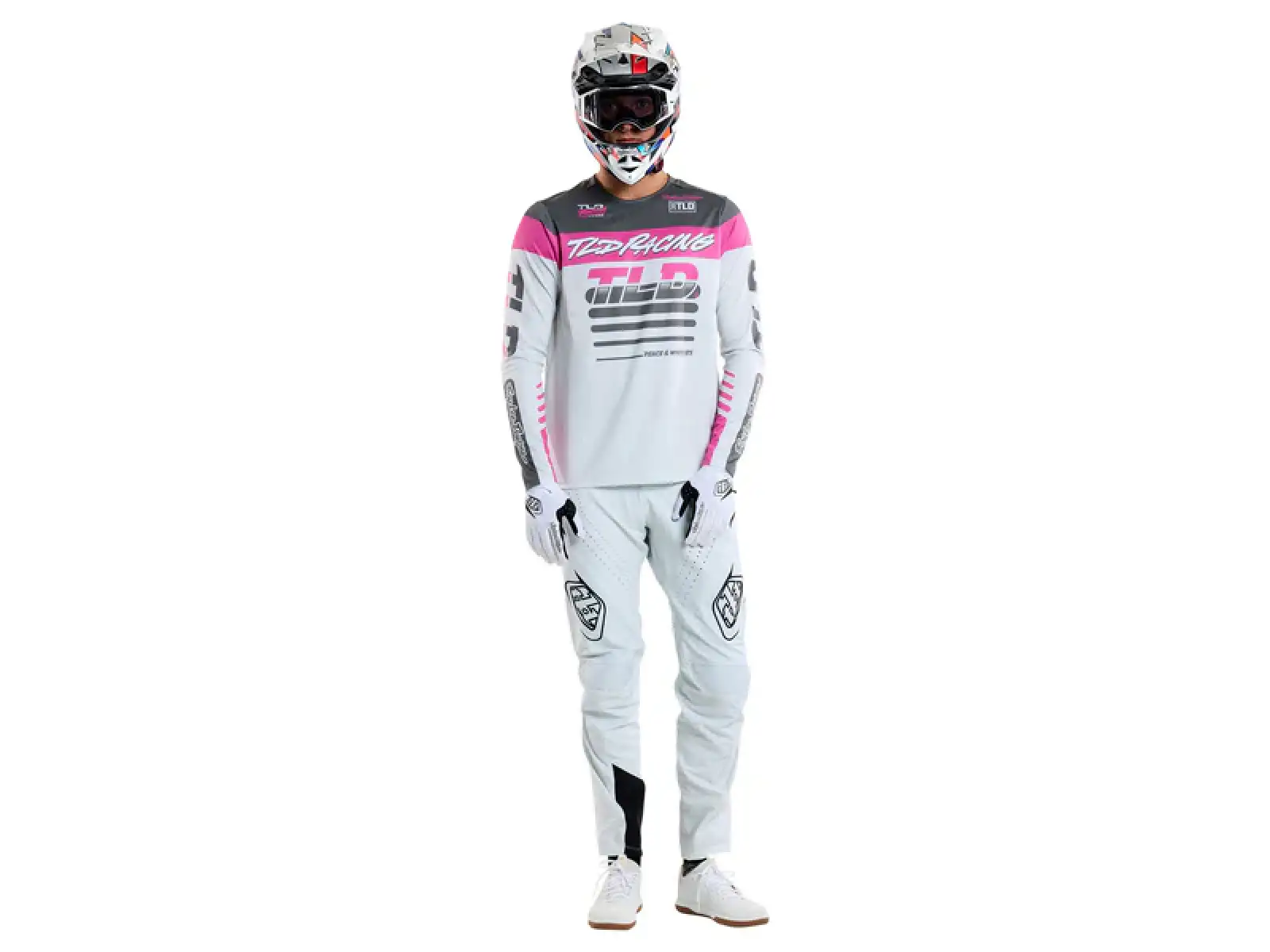 Troy Lee Designs Sprint Fifty-50 męska koszulka z długim rękawem Chalk