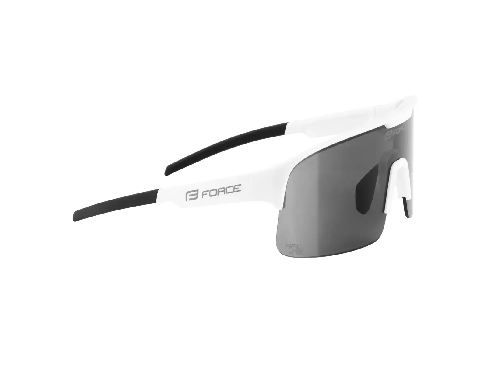 Force Spire okulary rowerowe białe/czarne lustrzane szkło