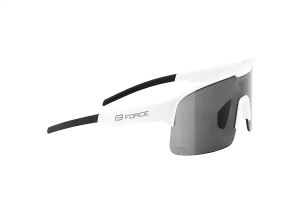Force Spire okulary rowerowe białe/czarne lustrzane szkło