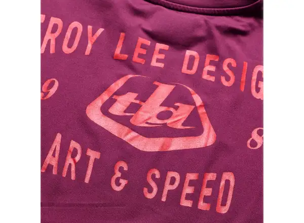 Troy Lee Designs Ruckus Ride męska koszulka z długim rękawem Lockdown Sangria