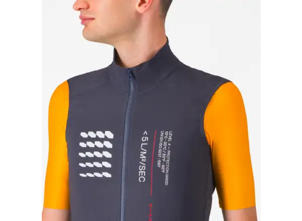 Castelli Espresso R-A/D męska kamizelka Smoky Gray