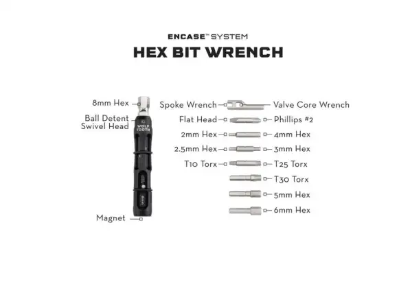 Wolf Tooth EnCase multitool 14 funkcji