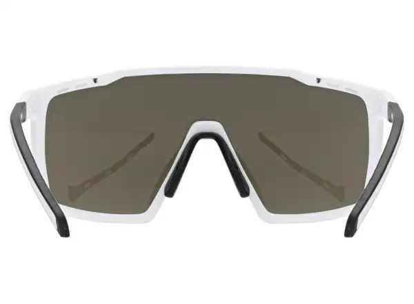 Uvex MTN Perform S okulary White Matt/Mirror Gold
