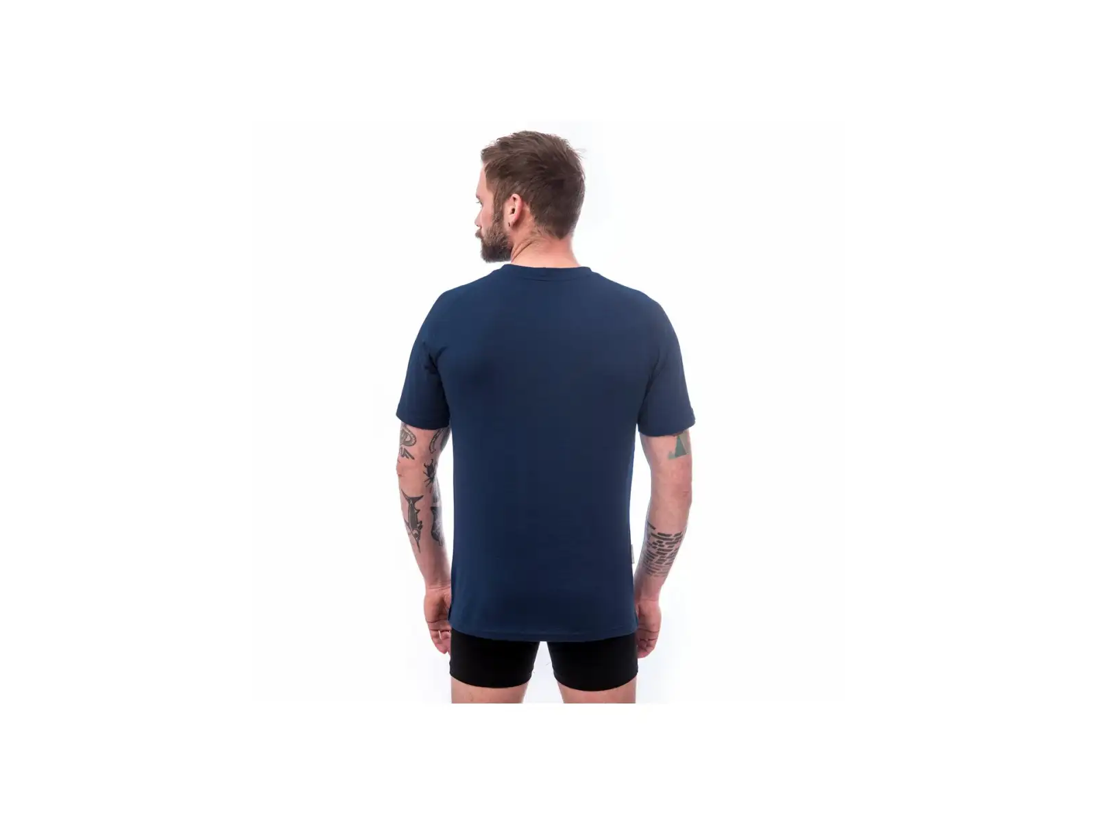 Sensor Merino Air PT Explore męska koszulka krótki rękaw tmavě modrá