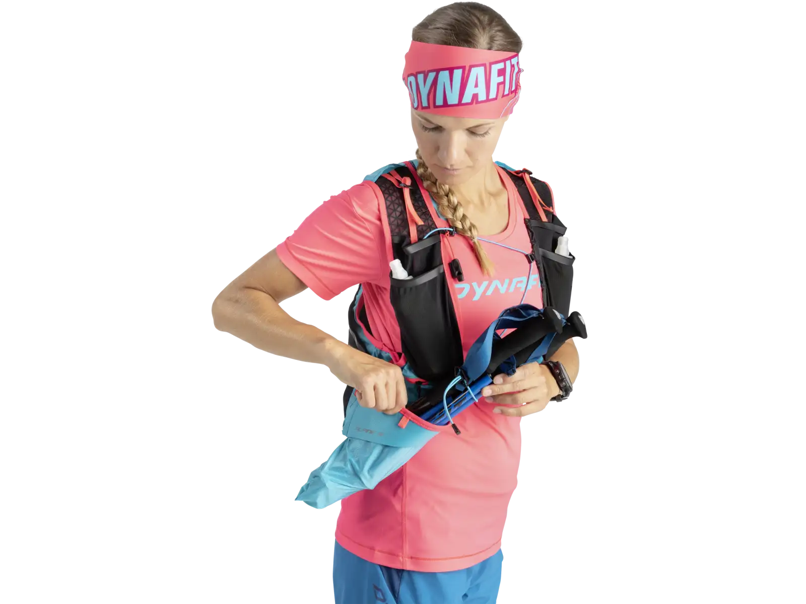 Dynafit Ultra Pro Pole składane kijki do biegania carbon/methyl blue