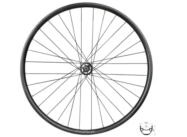 Force XC Disc 584×23 tylne zaplecione koło F804333 32 otwory