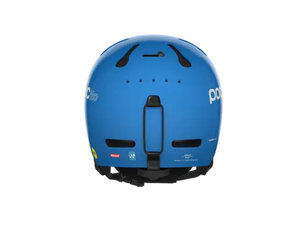 POC POCito Auric Cut MIPS dziecięcy kask narciarski Fluorescent Blue