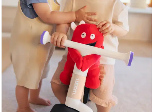 Woom WOW dziecięcy rowerek biegowy Pop Peach