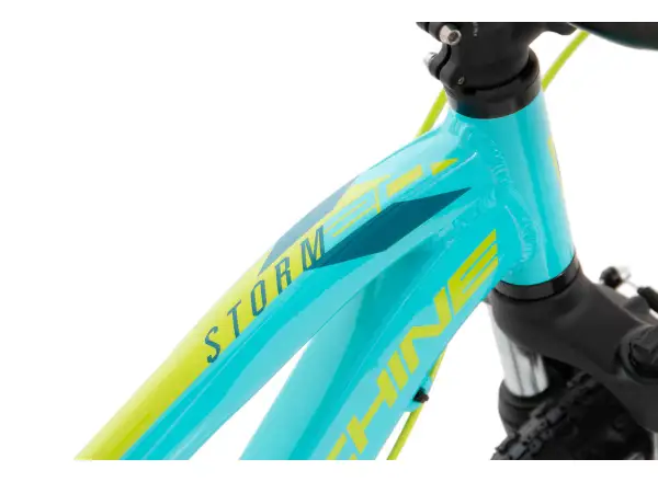 Rock Machine Storm 20 VB rower dziecięcy Gloss Neon Cyan/Yellow/Petrol