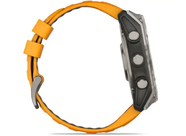 Garmin fenix 8 - 51 mm AMOLED Sapphire smartwatche Titanium Orange/Graphite