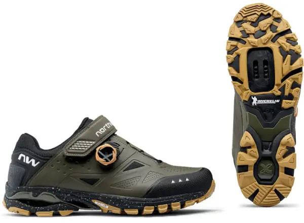 Northwave Spider Plus 3 MTB męskie buty Forest Green