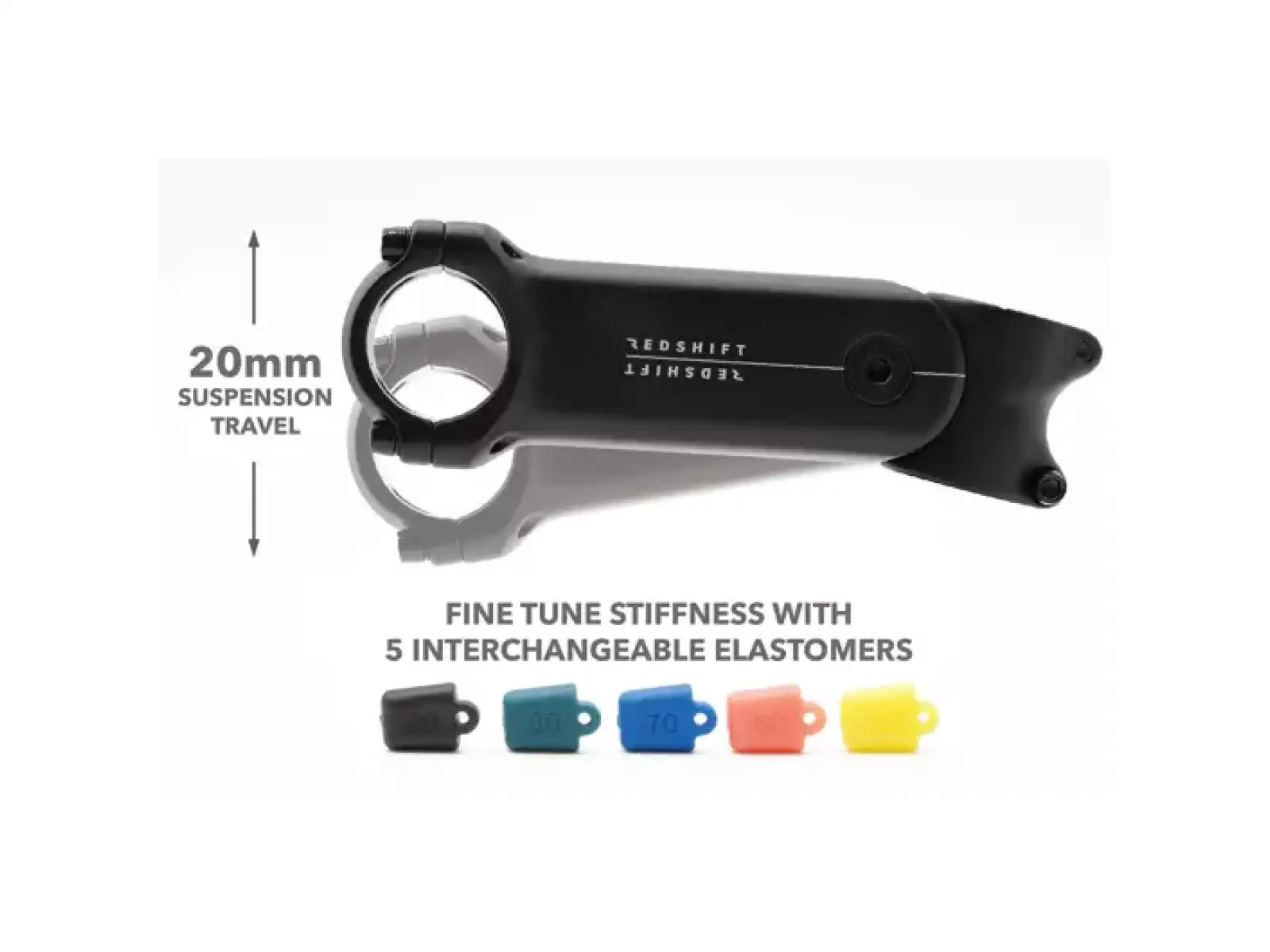 Redshift ShockStop mostek +/- 6° 1 1/4" czarna 100 mm