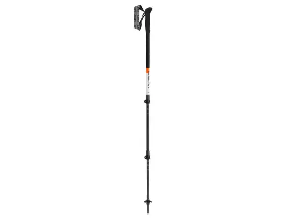 Leki Skysolo kije trekkingowe White-black-neonorange 110 - 145 cm