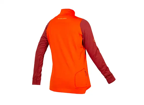 Endura Singletrack Fleece damska koszulka z długim rękawem Paprika