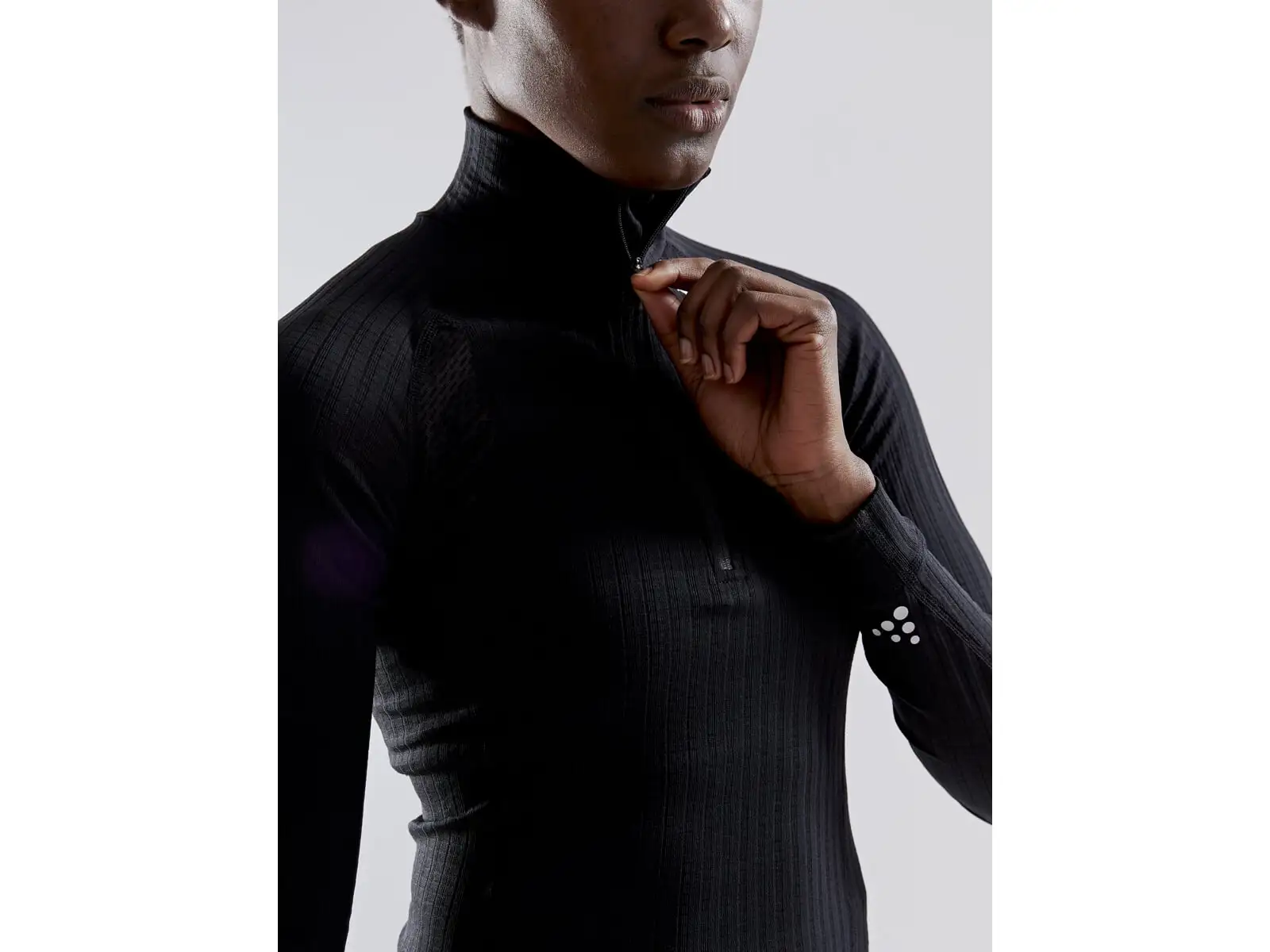 Craft Active Extreme X Zip damska koszulka długi rękaw czarna