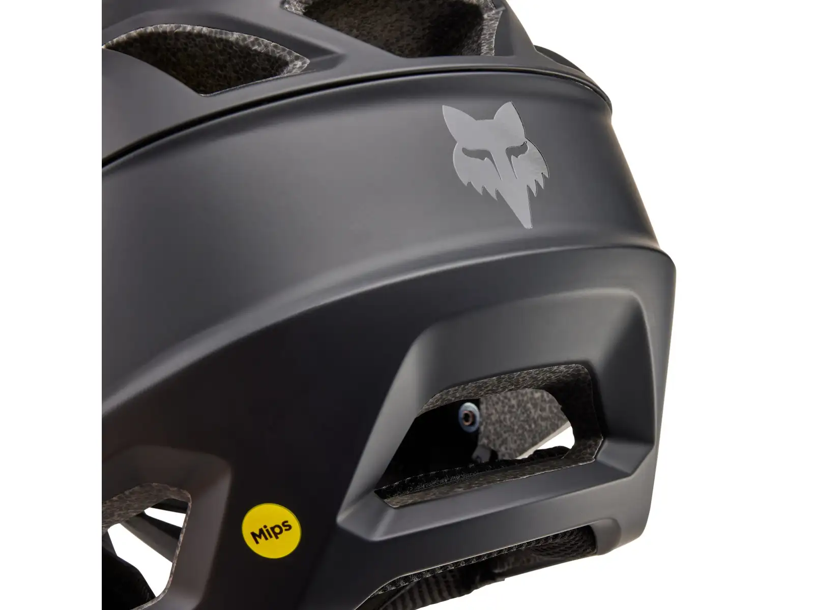 Fox Yth Proframe Matte Ce dziecięcy kask rowerowy Matte Black