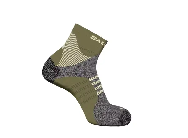 Salomon X Ultra Access Quarter skarpety gothic olive/grisaille