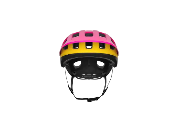POC Cularis Pure kask Rhos Red Matt/Citrine Yellow Matt