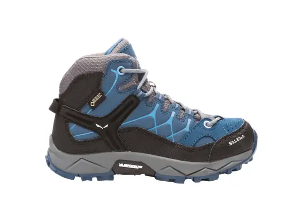 Salewa Alp Trainer Mid GTX dziecięce buty outdoorowe Dark Denim Charcoal