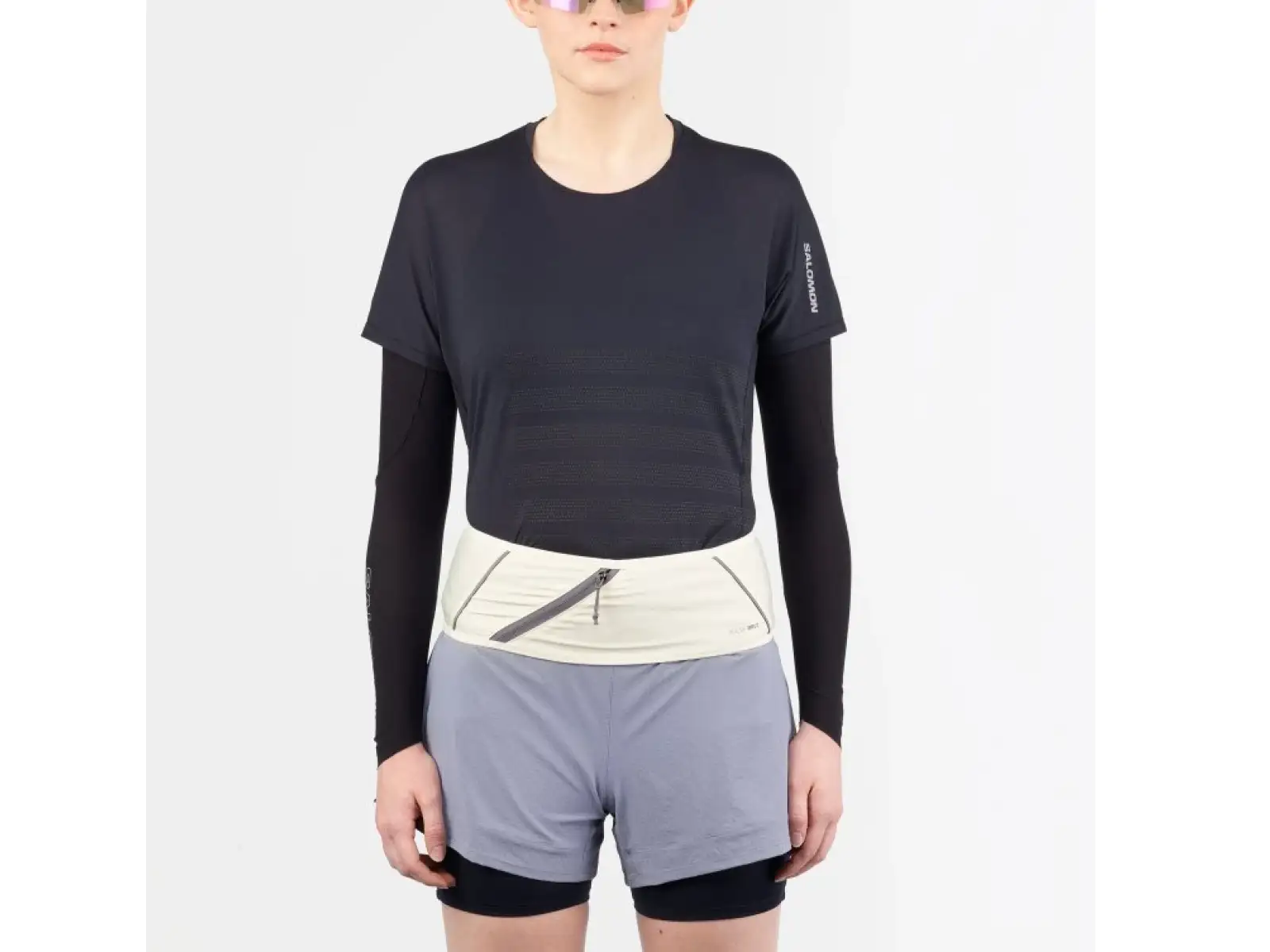 Salomon Pulse Belt pas biegowy Icicle/Castelrock