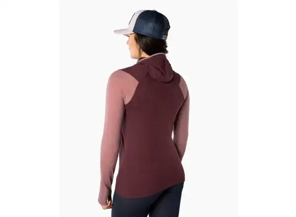 Dynafit Tigard Merino Hoody damska koszulka długi rękaw Mokarosa
